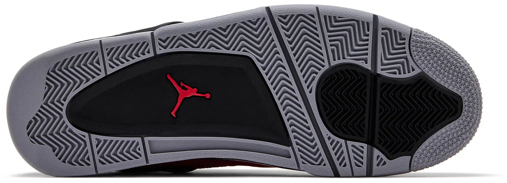 Air Jordan 4 Retro Toro Bravo – Red & Black Sneakers