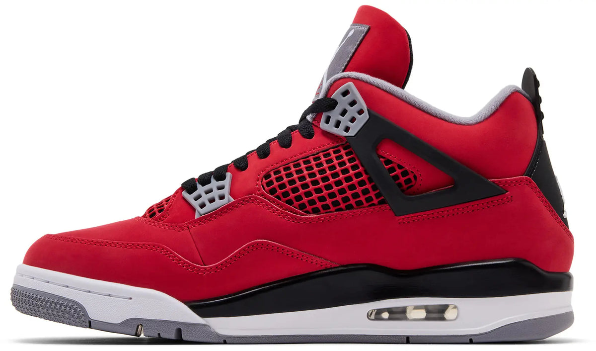 Air Jordan 4 Retro Toro Bravo – Red & Black Sneakers
