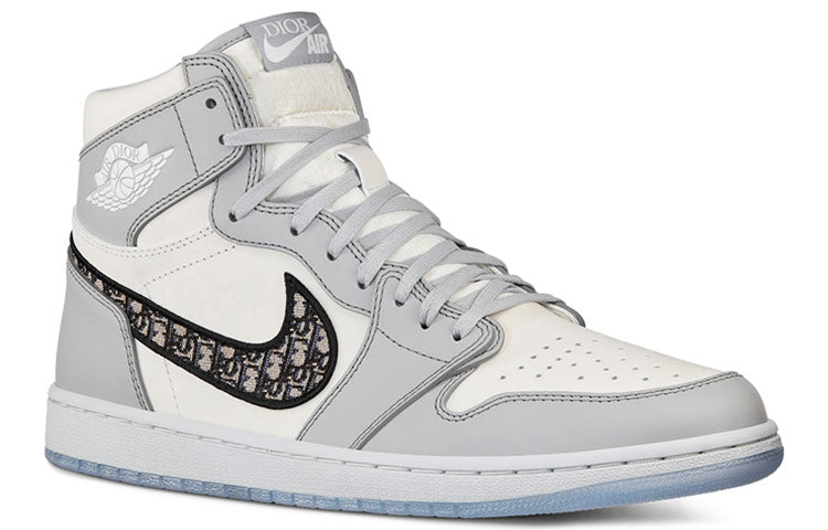 Air Jordan 1 High OG x Dior 'White Wolf Grey'