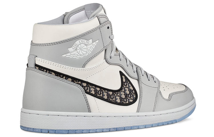Air Jordan 1 High OG x Dior 'White Wolf Grey'